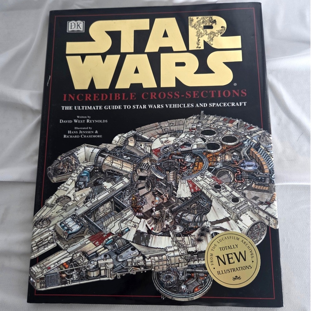1998 Vintage Star Wars Incredible Cross-Sections Hardcover Book